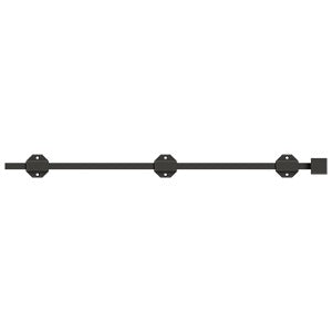 Deltana 24SBM 24" Modern Surface Bolt, Heavy-Duty, Solid Brass