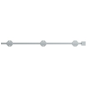 Deltana 24SBM 24" Modern Surface Bolt, Heavy-Duty, Solid Brass