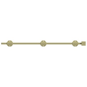 Deltana 24SBM 24" Modern Surface Bolt, Heavy-Duty, Solid Brass