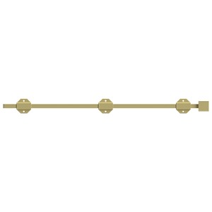 Deltana 24SBM 24" Modern Surface Bolt, Heavy-Duty, Solid Brass