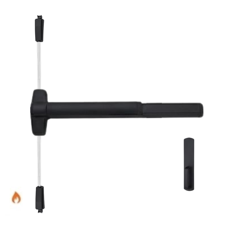 Von Duprin 9827DT-F/9927DT-F - Dummy Trim Surface Vertical Rod Device - Fire Rated