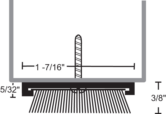 NGP 254P Pile Door Shoe