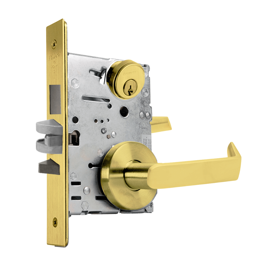 Falcon MA621 Apartment Corridor Lock - Grade 1 Keyed Mortise Lock with Deadbolt