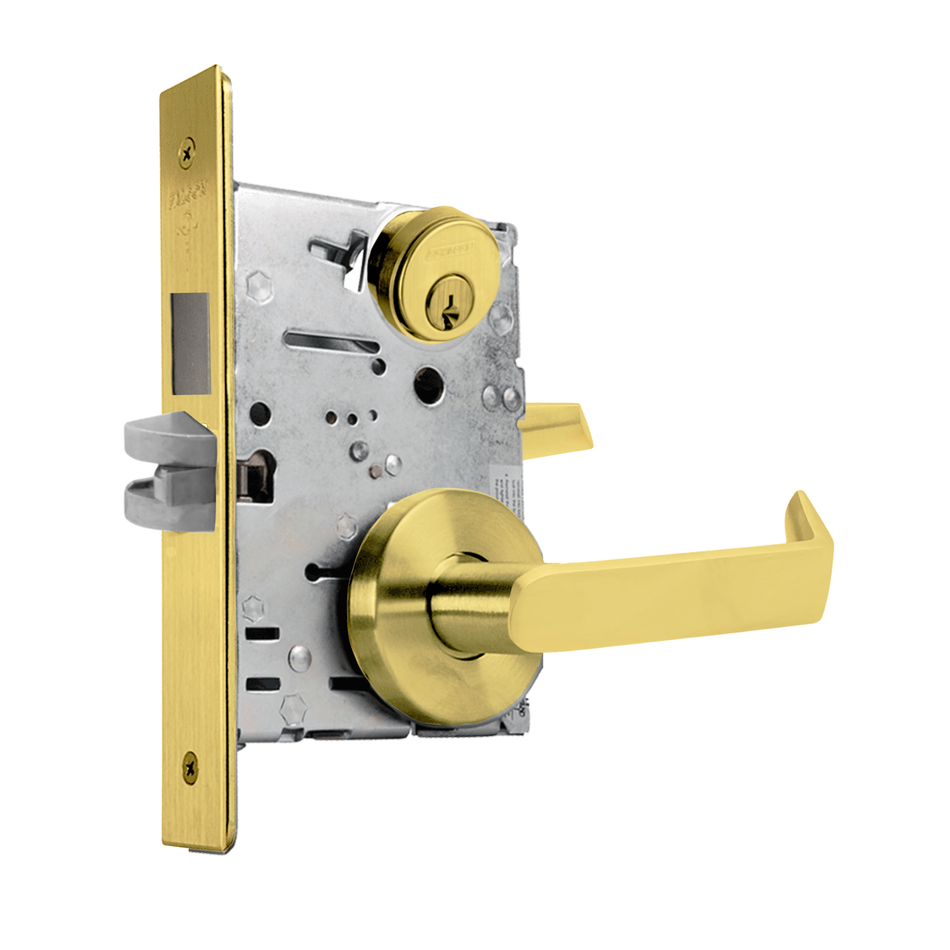 Falcon MA541 Entry/Office Lock - Grade 1 Keyed Mortise Lock with Deadbolt
