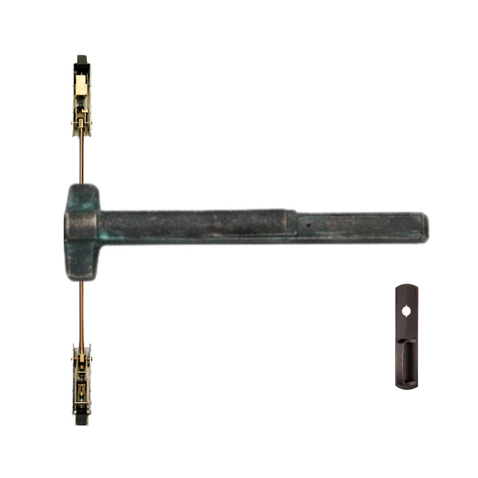 Von Duprin 9848NL/9948NL - Night Latch Concealed Vertical Rod Device