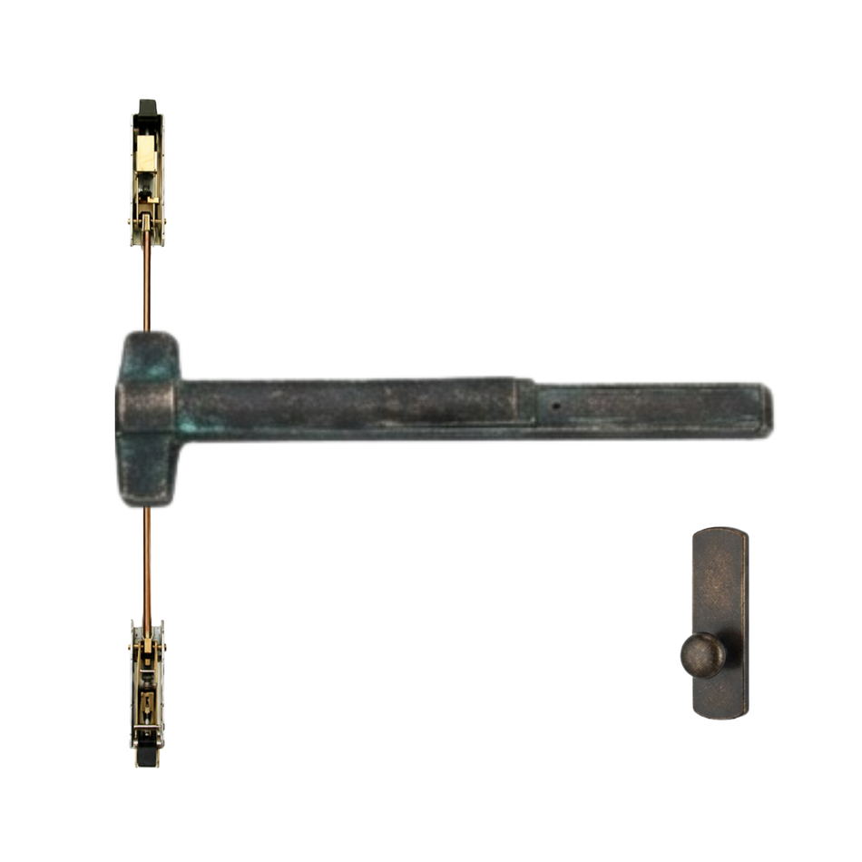 Von Duprin 9847K-BE/9947K-BE - Knob,Blank Escutcheon Concealed Vertical Rod Device