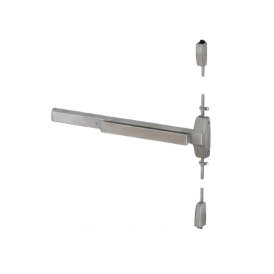 Von Duprin 7827EO Surface Vertical Rod Heavy Duty Wide Stile Exit Device