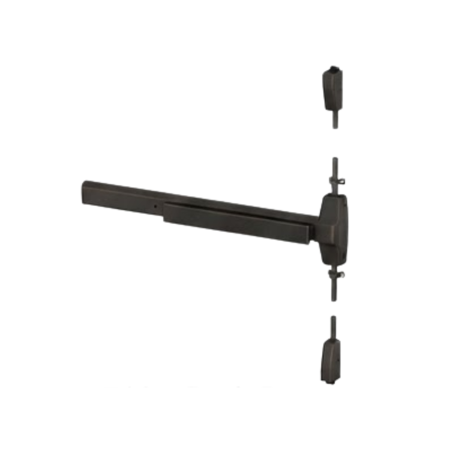 Von Duprin 7827EO Surface Vertical Rod Heavy Duty Wide Stile Exit Device