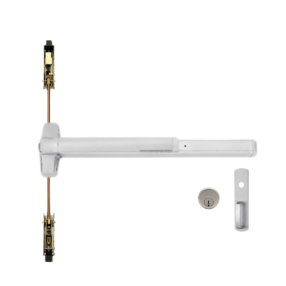 Von Duprin 9848NL-OP/9948NL-OP - Night Latch, Optional Pull Concealed Vertical Rod Device