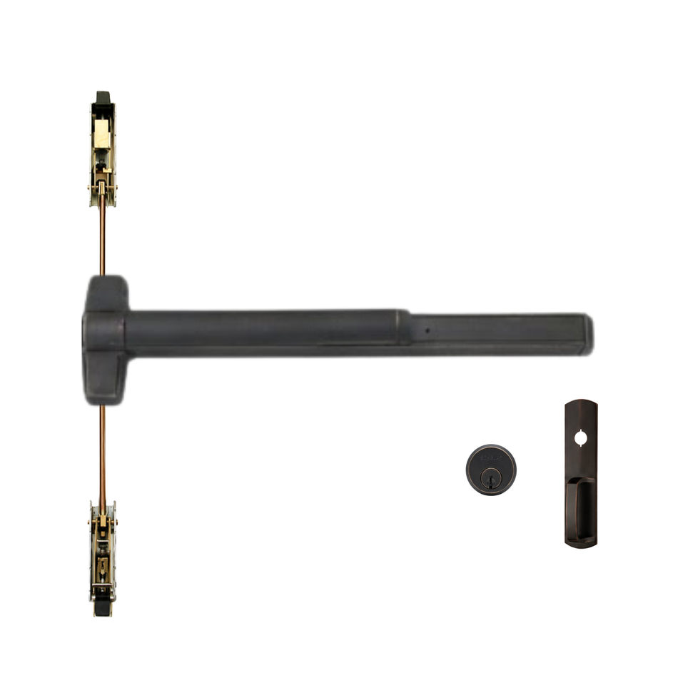 Von Duprin 9848NL-OP/9948NL-OP - Night Latch, Optional Pull Concealed Vertical Rod Device