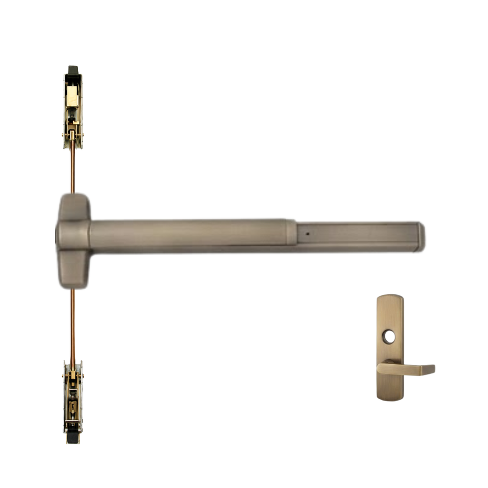Von Duprin 9847L-NL/9947L-NL - Lever, Night Latch Concealed Vertical Rod Device