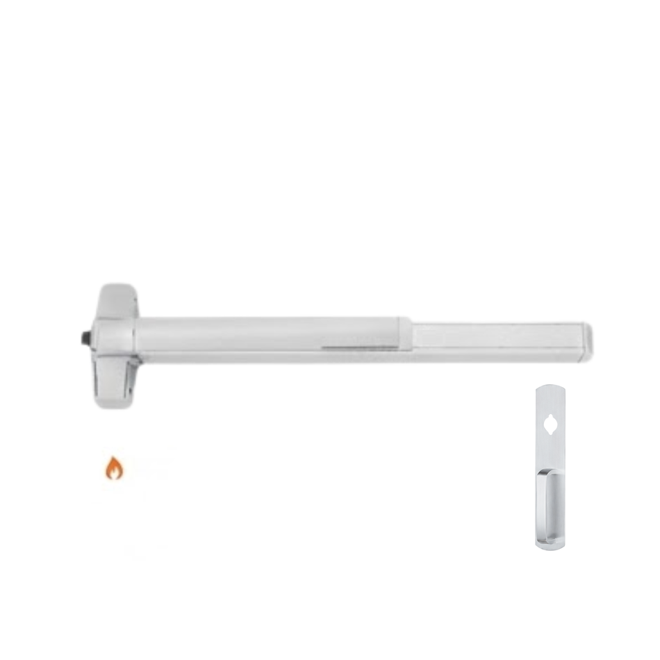 Von Duprin 98NL-F/99NL-F- Night Latch Rim Exit Device - Fire Rated