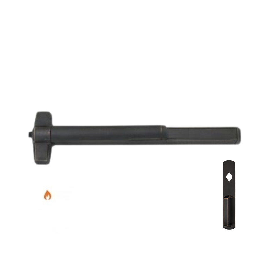 Von Duprin 98NL-F/99NL-F- Night Latch Rim Exit Device - Fire Rated