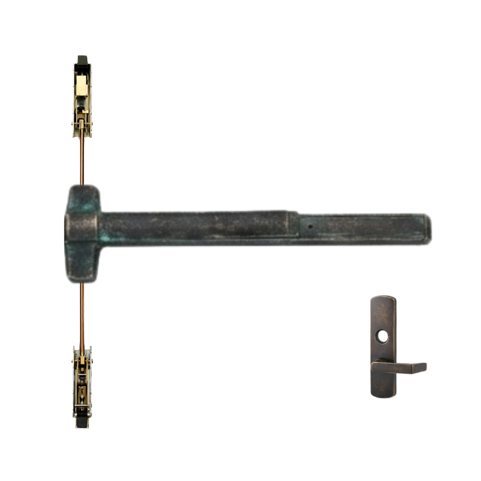 Von Duprin 9847L-NL/9947L-NL - Lever, Night Latch Concealed Vertical Rod Device