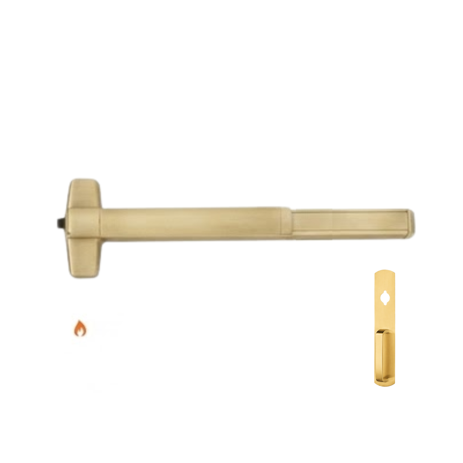 Von Duprin 98NL-F/99NL-F- Night Latch Rim Exit Device - Fire Rated