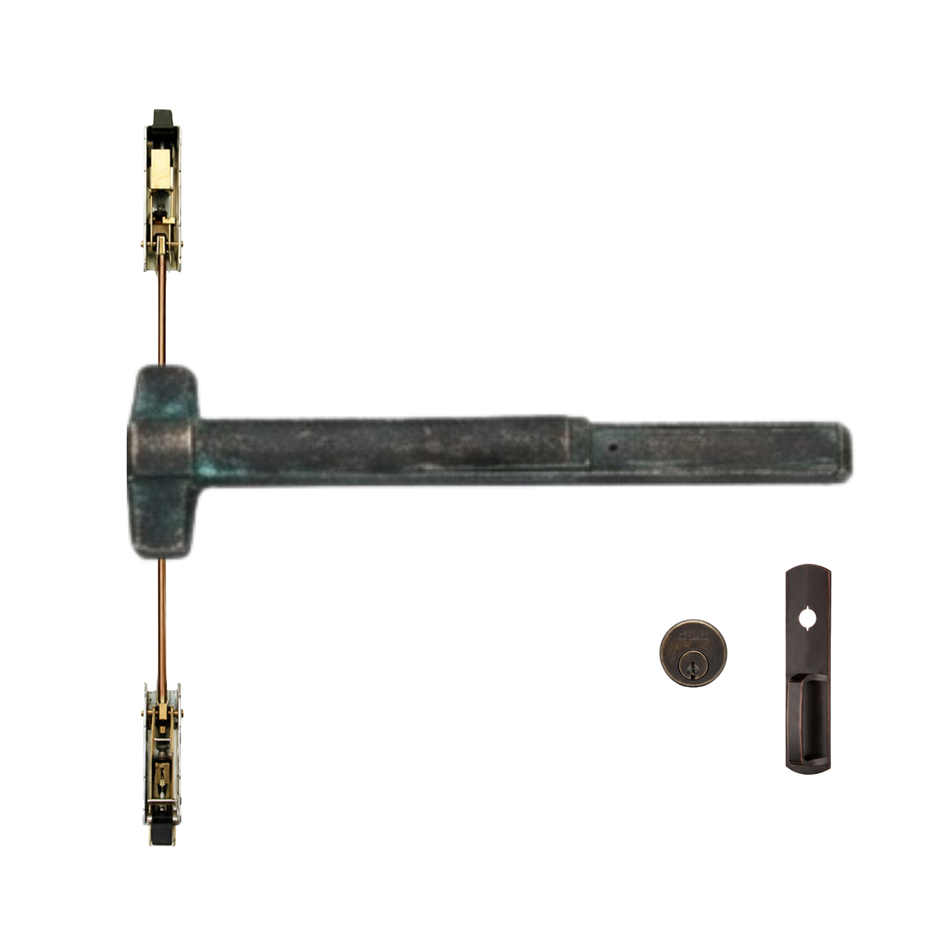 Von Duprin 9848NL-OP/9948NL-OP - Night Latch, Optional Pull Concealed Vertical Rod Device