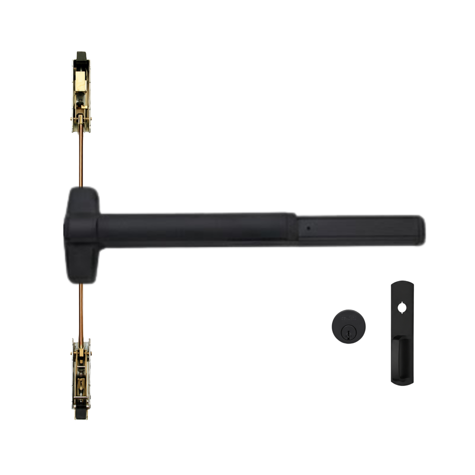 Von Duprin 9848NL-OP/9948NL-OP - Night Latch, Optional Pull Concealed Vertical Rod Device