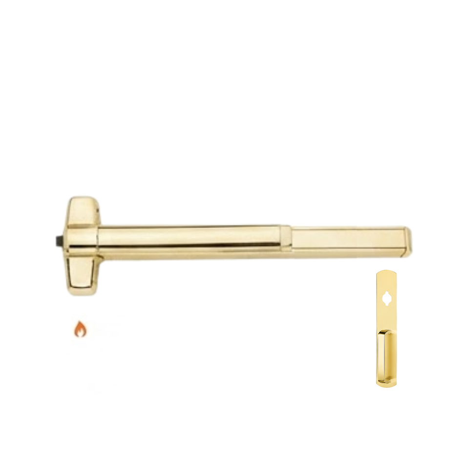 Von Duprin 98NL-F/99NL-F- Night Latch Rim Exit Device - Fire Rated