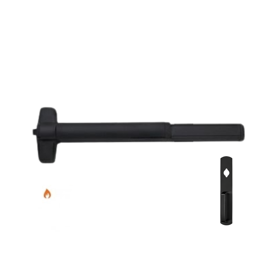 Von Duprin 98NL-F/99NL-F- Night Latch Rim Exit Device - Fire Rated