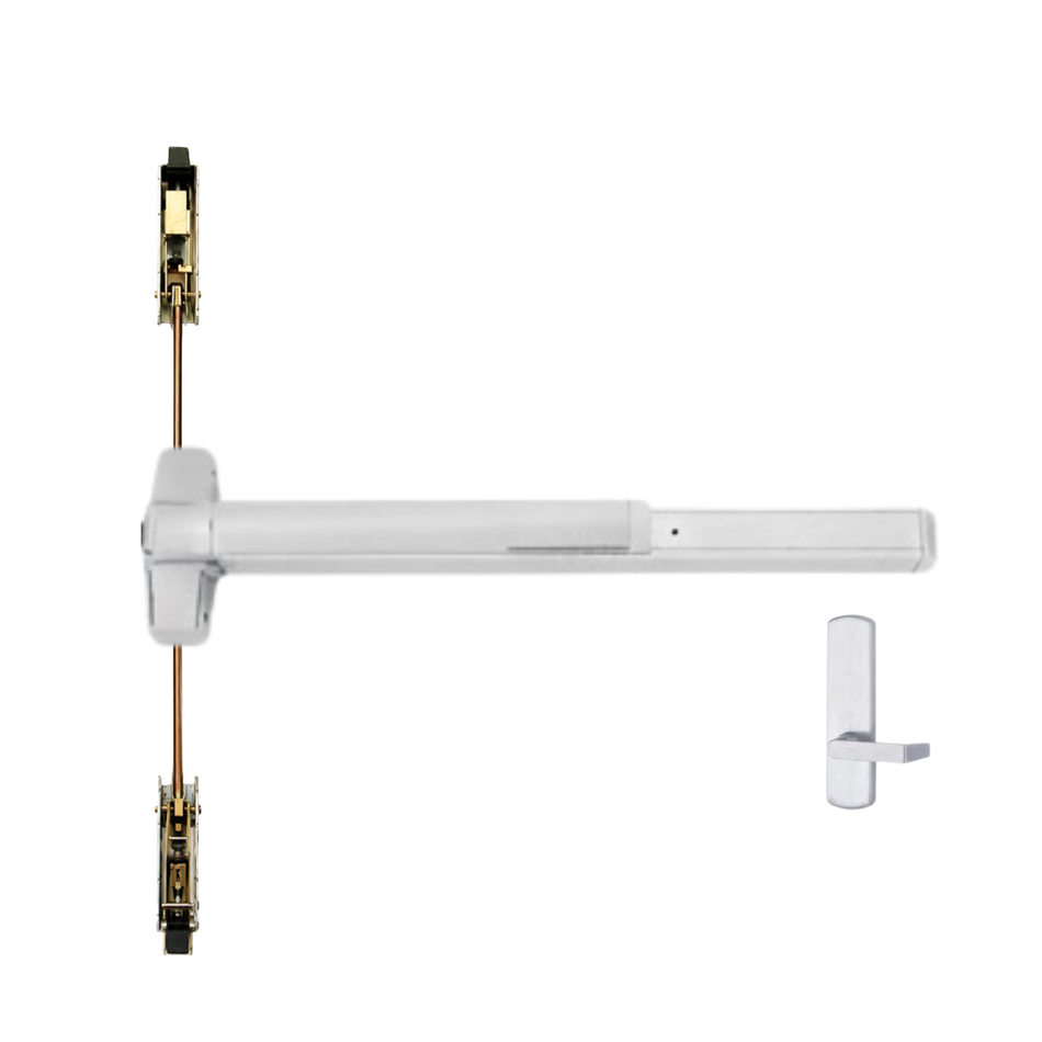 Von Duprin 9847L-BE/9947L-BE - Lever, Blank Escutcheon Concealed Vertical Rod Device