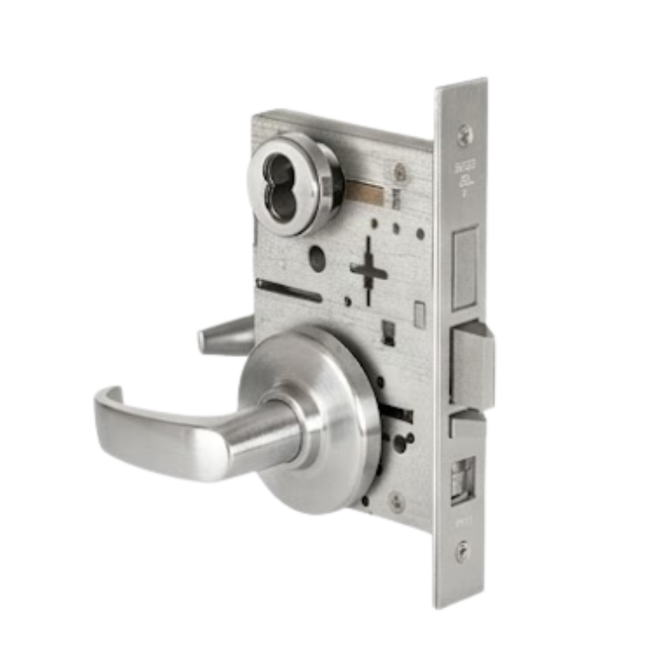 45H-7-AB Office Deadbolt Function Mortise Lock Single Keyed