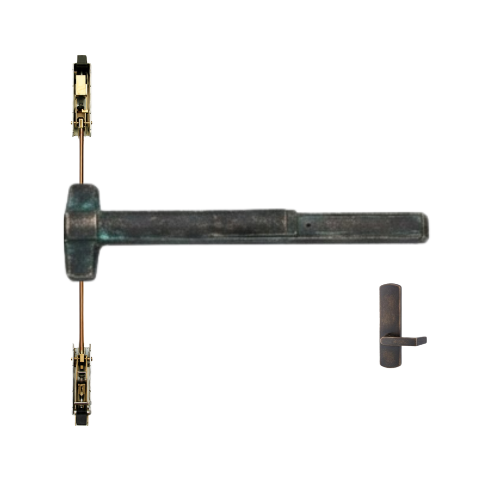 Von Duprin 9847L-BE/9947L-BE - Lever, Blank Escutcheon Concealed Vertical Rod Device