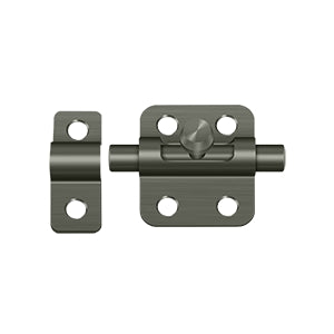 Deltana 2BB 2" Barrel Bolt, Solid Brass