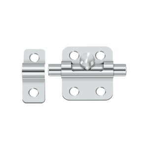 Deltana 2BB 2" Barrel Bolt, Solid Brass