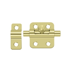 Deltana 2BB 2" Barrel Bolt, Solid Brass