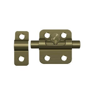 Deltana 2BB 2" Barrel Bolt, Solid Brass
