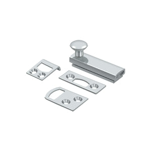 Deltana 2SBCS 2" Solid Brass Surface Bolt, Concealed Screws, HD
