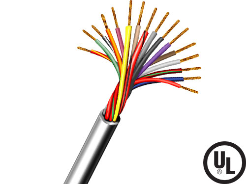 Aiphone 81221650C - 16 Conductor, 22AWG, Non-Shielded Wire, 500'