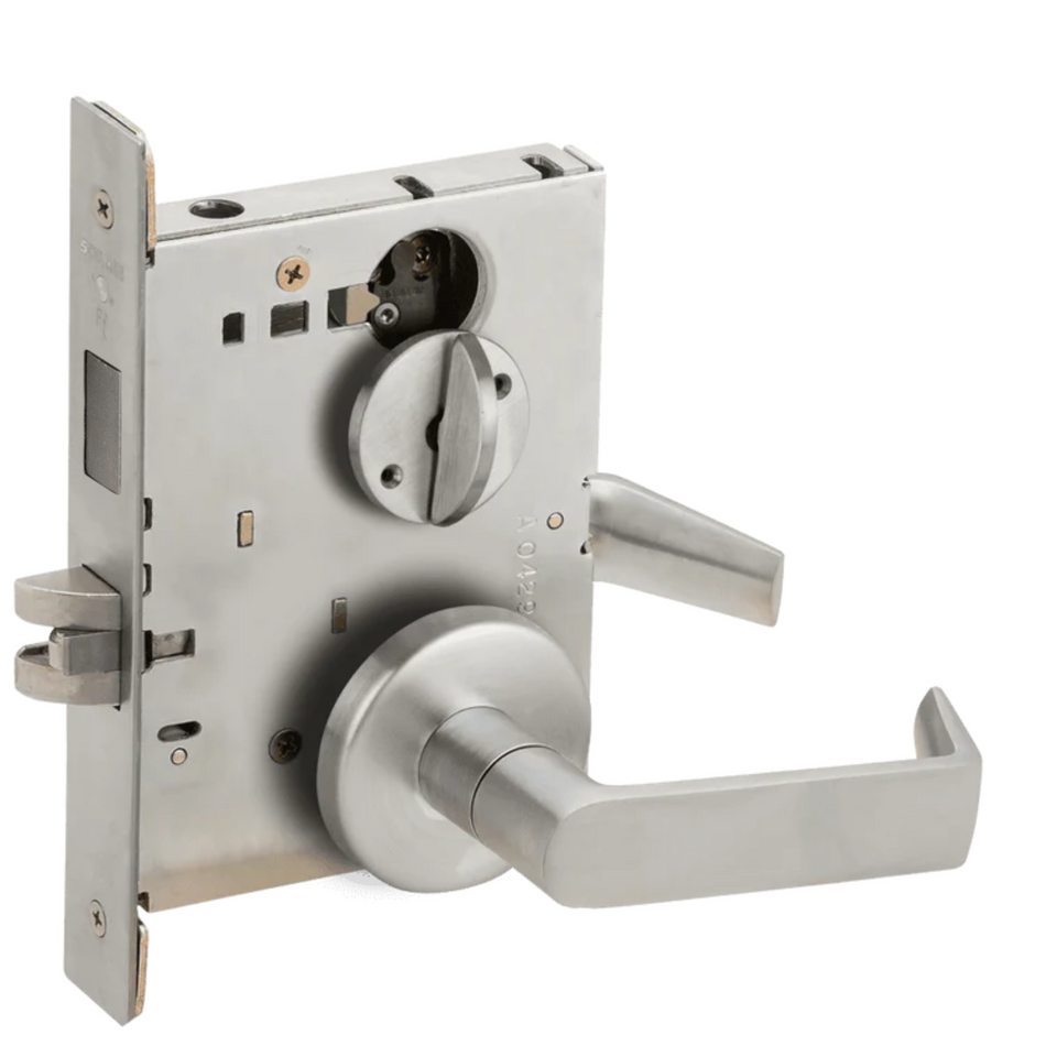 Falcon MA311 Privacy, Bedroom or Bath Lock - Grade 1 Non-Keyed Mortise Lock