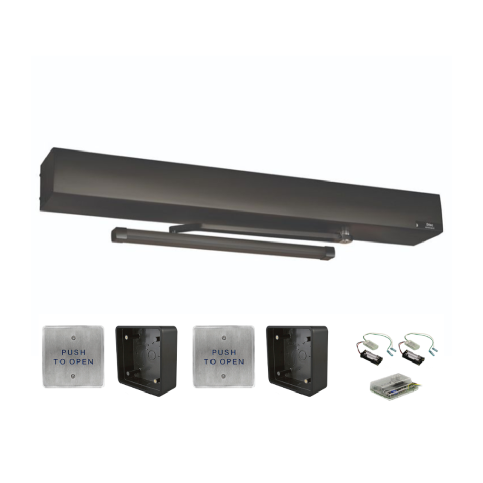 Record HA9 EZ36 Low Energy Automatic Door Operator Kit With Buttons