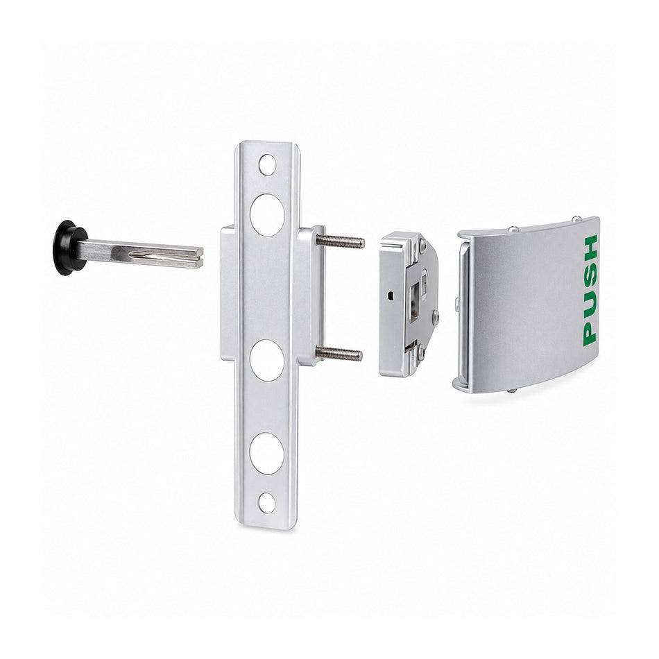 Locinox 3006PUSH | Aluminum Push Handle Set