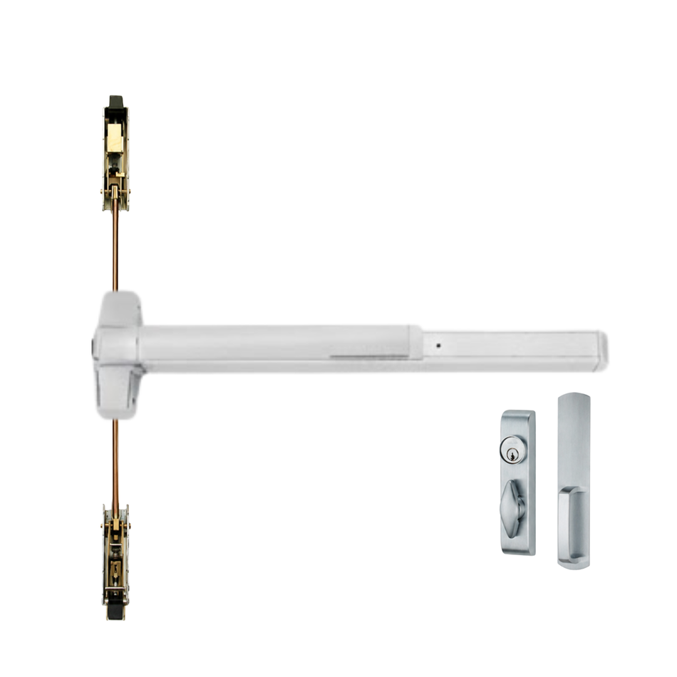 Von Duprin 9848TL/9948TL - Turn Lever, Concealed Vertical Rod Device