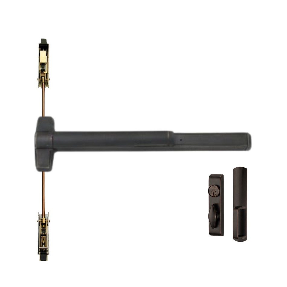 Von Duprin 9847TL/9947TL - Turn Lever, Concealed Vertical Rod Device