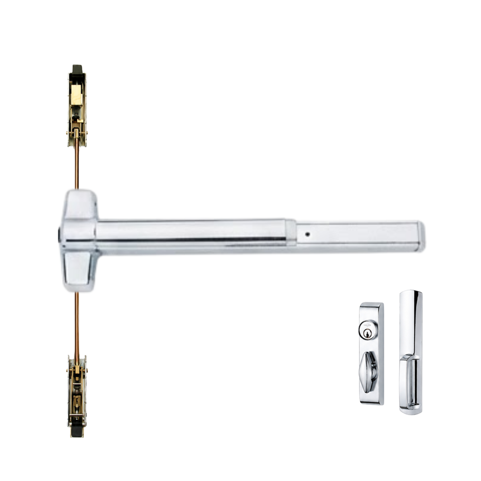 Von Duprin 9847TL/9947TL - Turn Lever, Concealed Vertical Rod Device