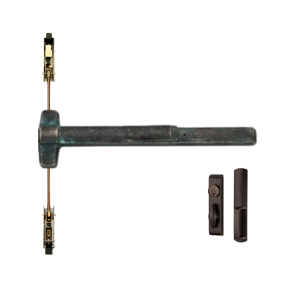 Von Duprin 9847TL/9947TL - Turn Lever, Concealed Vertical Rod Device