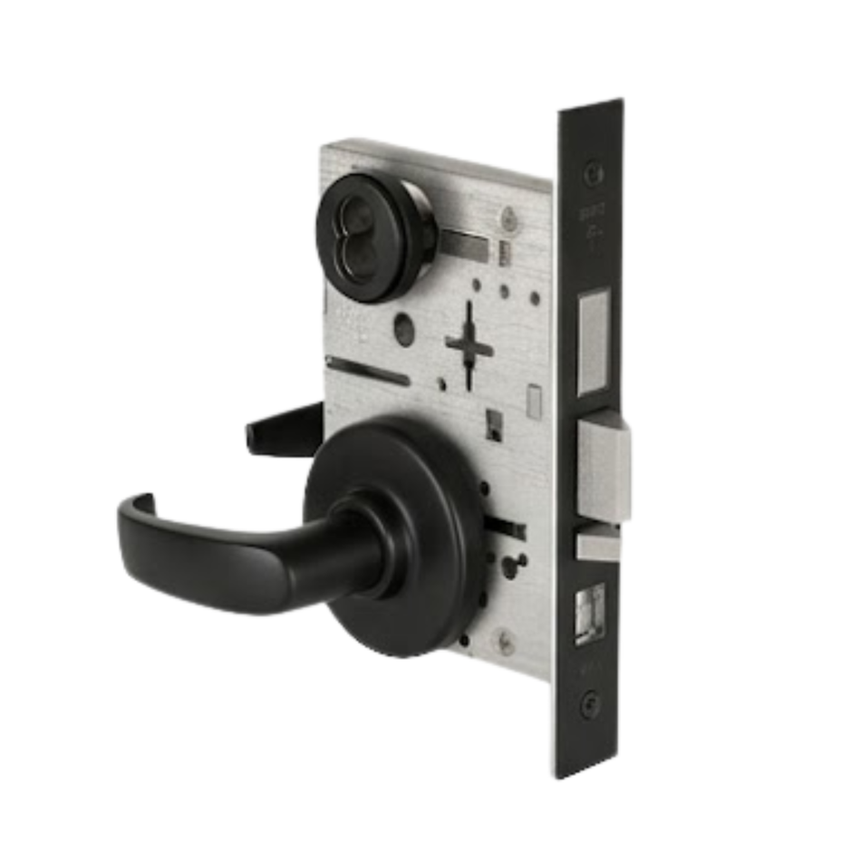 45H-7-AB Office Deadbolt Function Mortise Lock Single Keyed