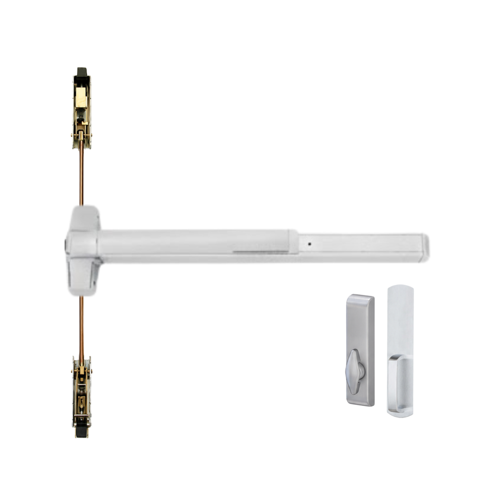Von Duprin 9847TLBE/9947TLBE - Turn Lever, Blank Escutcheon Concealed Vertical Rod Device