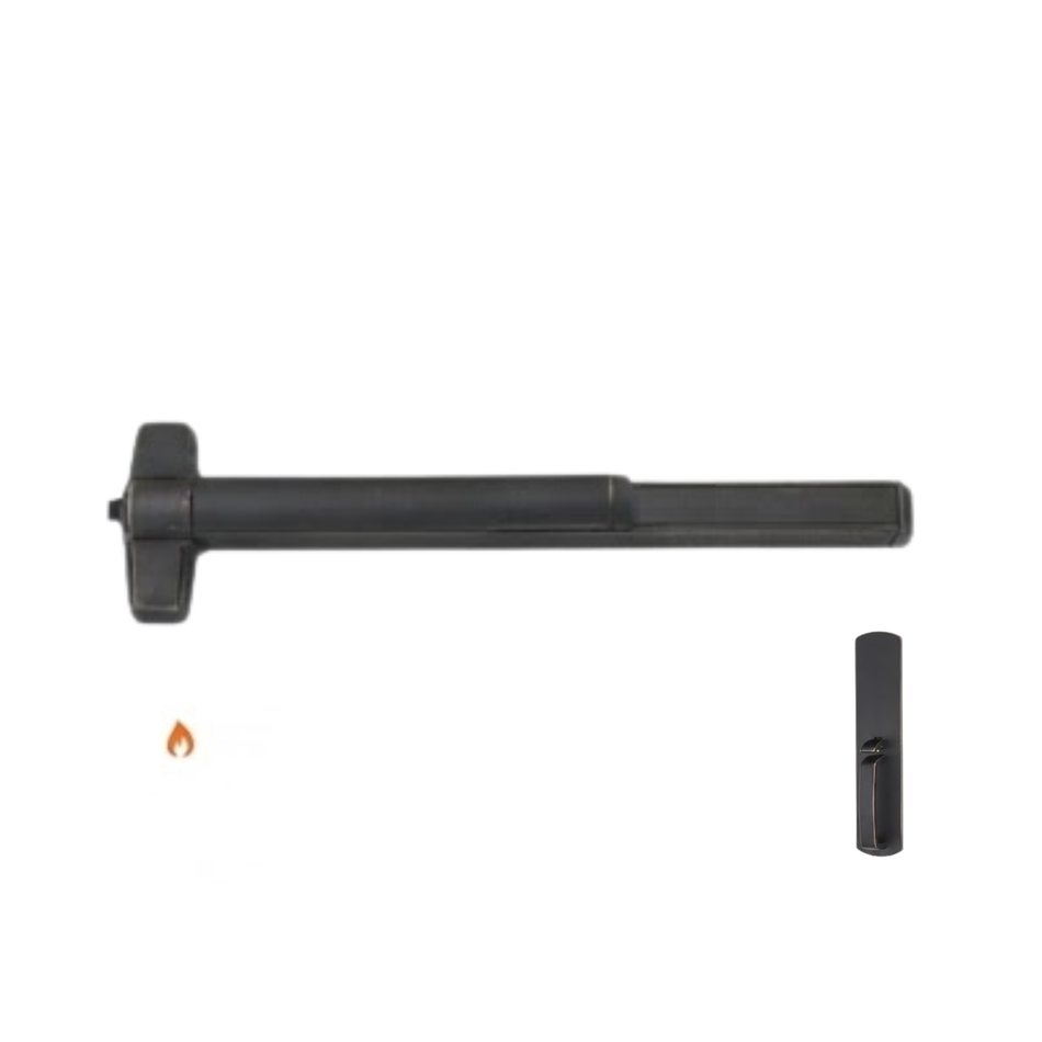 Von Duprin 98TP-F/99TP-F - Thumbpiece, Blank Escutcheon Rim Exit Device - Fire Rated