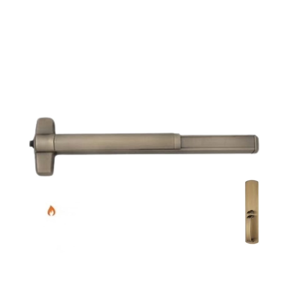 Von Duprin 98TP-F/99TP-F - Thumbpiece, Blank Escutcheon Rim Exit Device - Fire Rated
