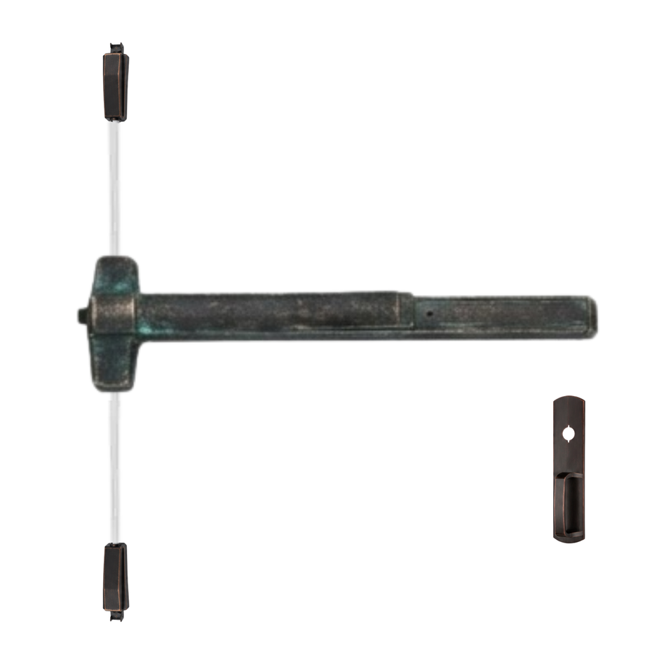 Von Duprin 9857NL/9957NL - Night Latch Surface Three Point Latch Device