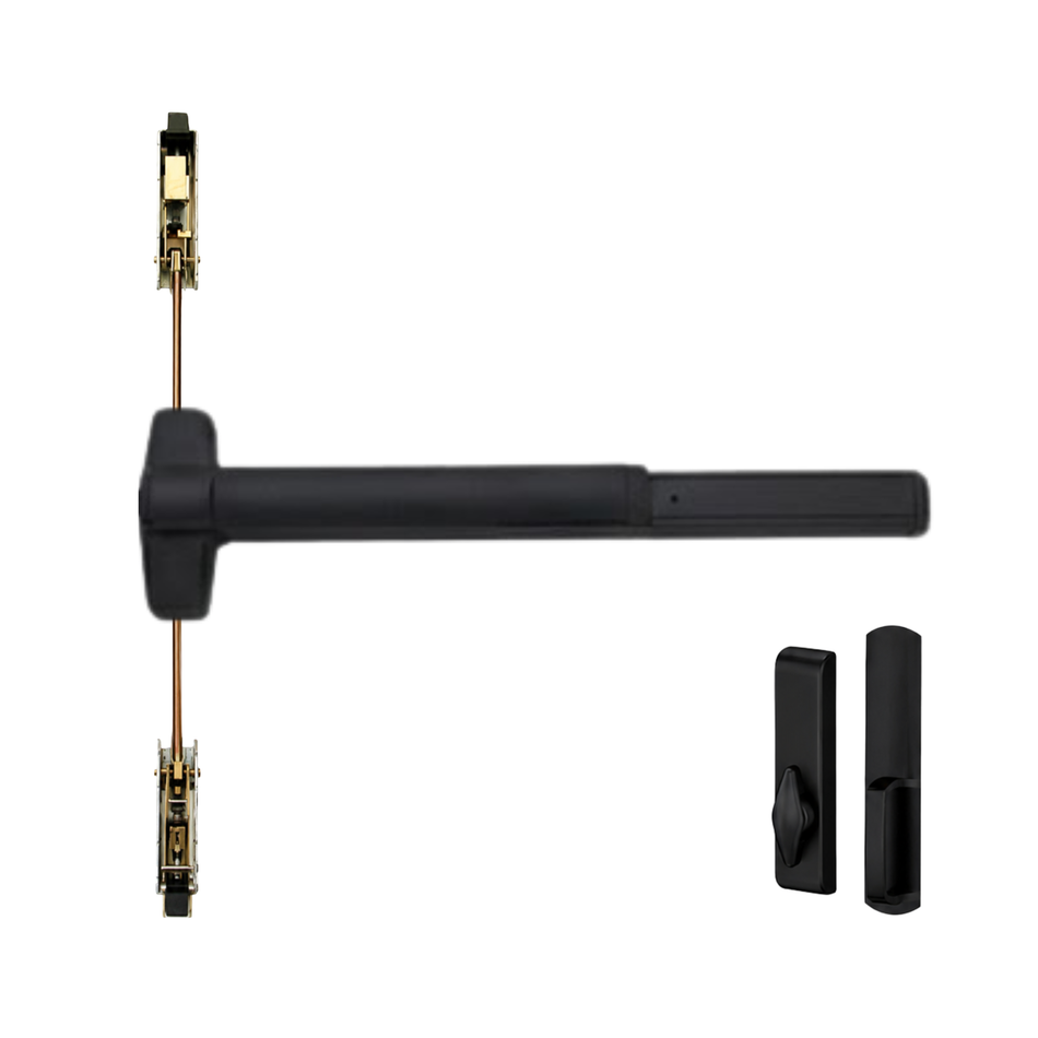 Von Duprin 9847TLBE/9947TLBE - Turn Lever, Blank Escutcheon Concealed Vertical Rod Device
