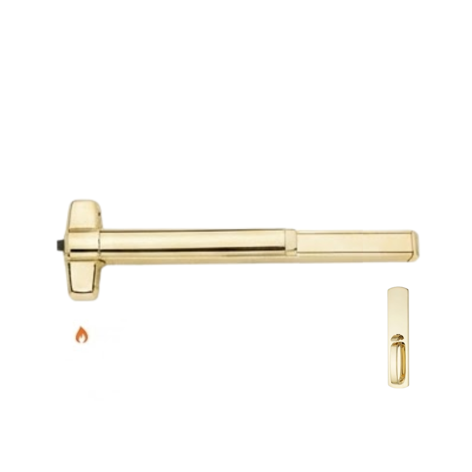 Von Duprin 98TP-F/99TP-F - Thumbpiece, Blank Escutcheon Rim Exit Device - Fire Rated