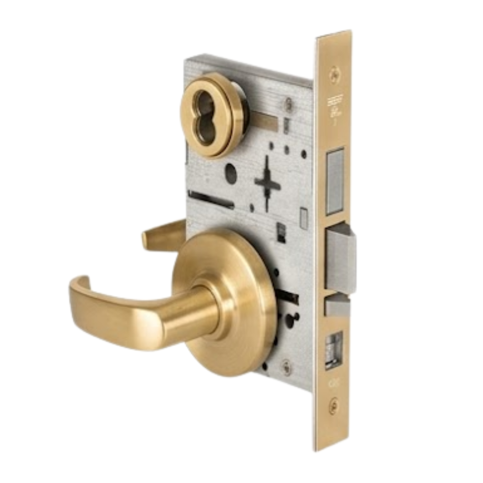 45H-7-AB Office Deadbolt Function Mortise Lock Single Keyed