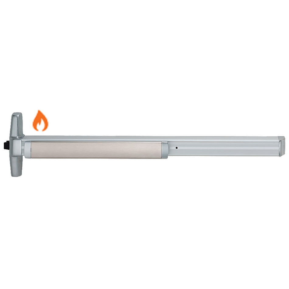 Von Duprin 3327A-EO-F/3527A-EO-F - Exit Only Surface Vertical Rod Device - Fire Rated