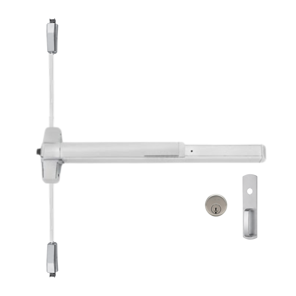 Von Duprin 9857NL-OP/9957NL-OP - Night Latch, Optional Pull Surface Three Point Latch Device