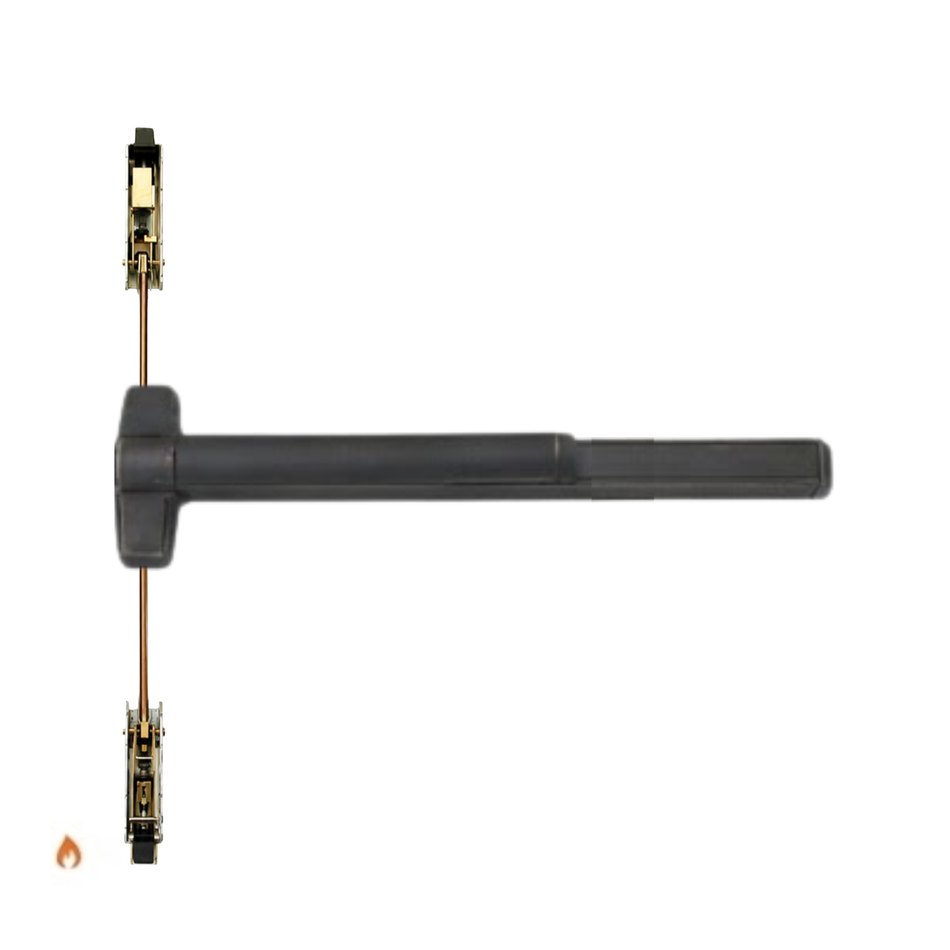 Von Duprin 9847EOF/9947EOF - Exit Only Concealed Vertical Rod Device - Fire Rated
